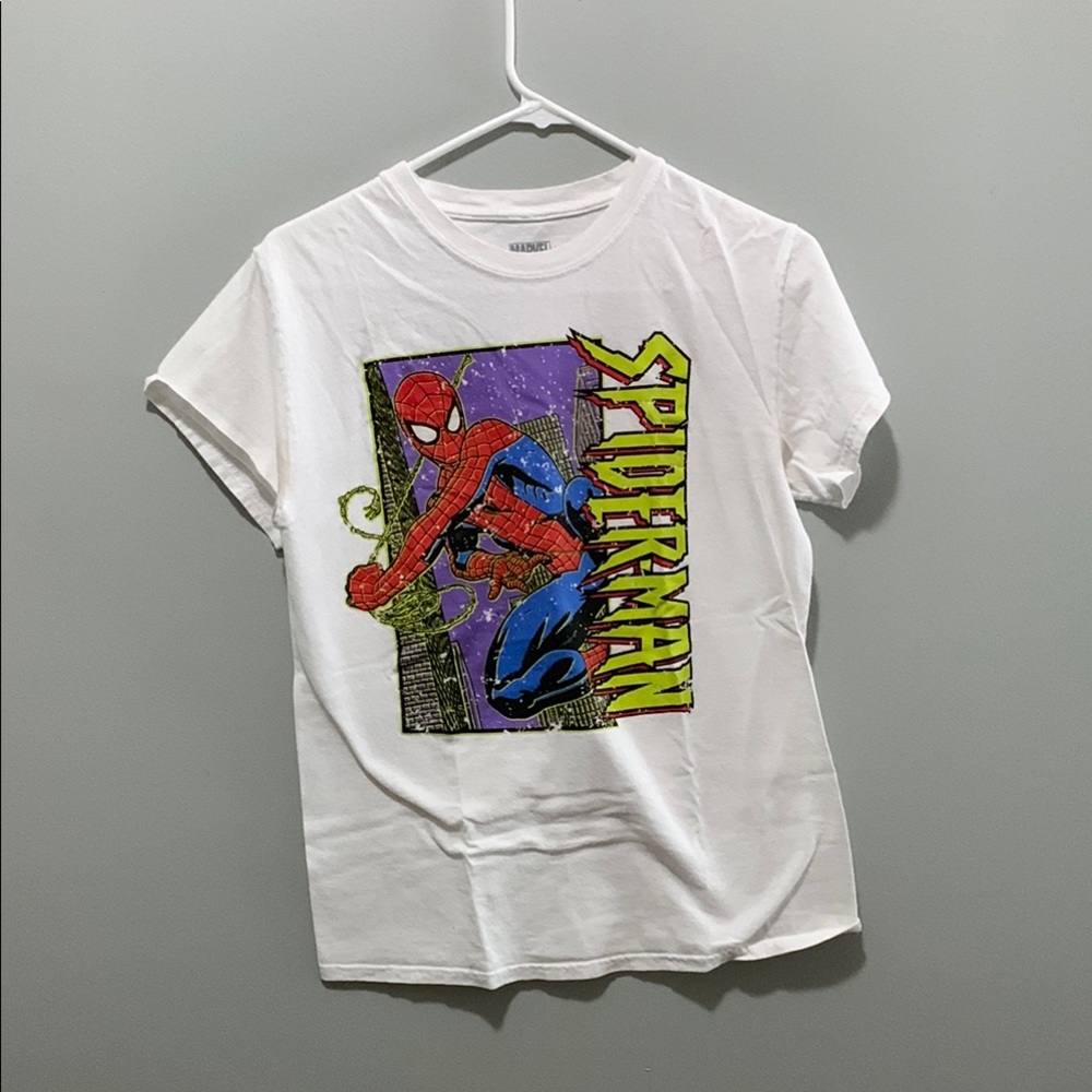 Marvel Spider-Man Men’s White T-Shirt